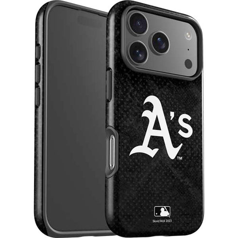 MLB Oakland Athletics Dark Wash iPhone 17 Pro Impact Case