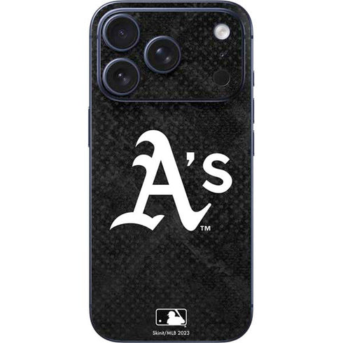 MLB Oakland Athletics Dark Wash iPhone 17 Pro Skin