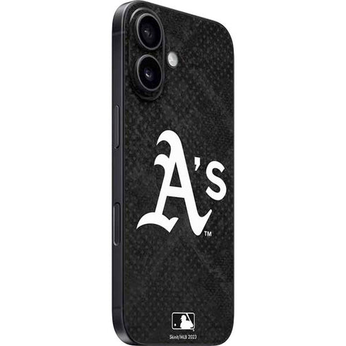 MLB Oakland Athletics Dark Wash iPhone 17 Skin