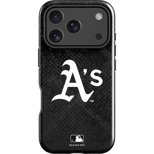 MLB Oakland Athletics Dark Wash iPhone 18 Pro Impact Case