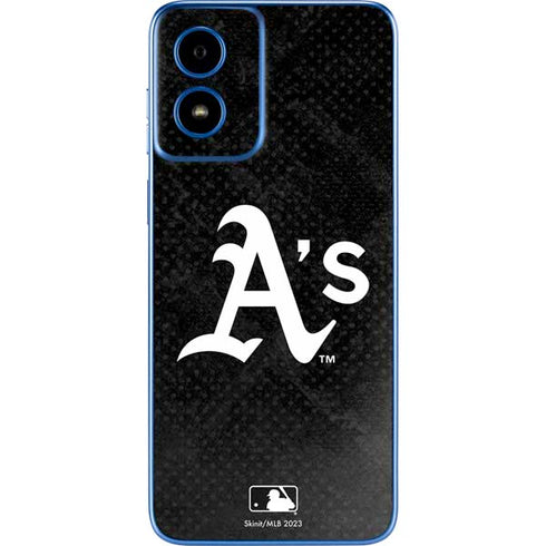 MLB Oakland Athletics Dark Wash Moto G Play 4G (2024) Skin