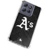 MLB Oakland Athletics Dark Wash Moto G Power 5G (2025) Clear Case