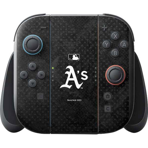 MLB Oakland Athletics Dark Wash Nintendo Switch 2 (2025) with Joy-Con Skin