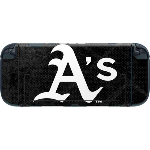 MLB Oakland Athletics Dark Wash Nintendo Switch 2 (2025) with Joy-Con Skin
