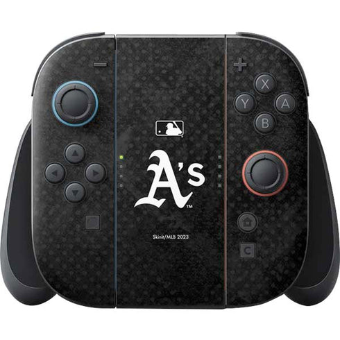 MLB Oakland Athletics Dark Wash Nintendo Skins
