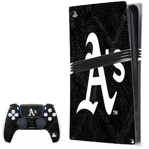 MLB Oakland Athletics Dark Wash PlayStation PS5 Skins