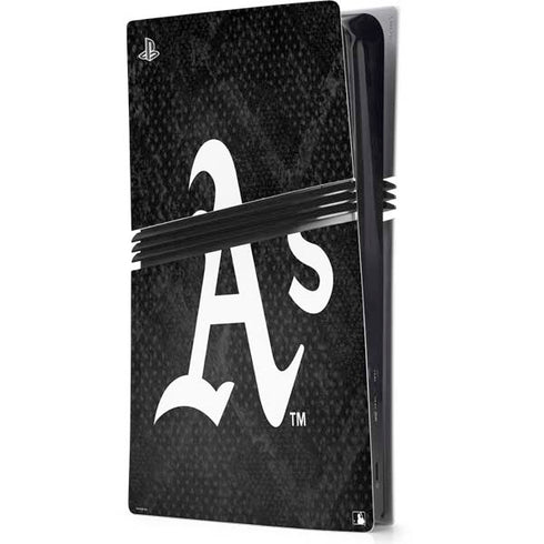 MLB Oakland Athletics Dark Wash PS5 Pro Console Skin