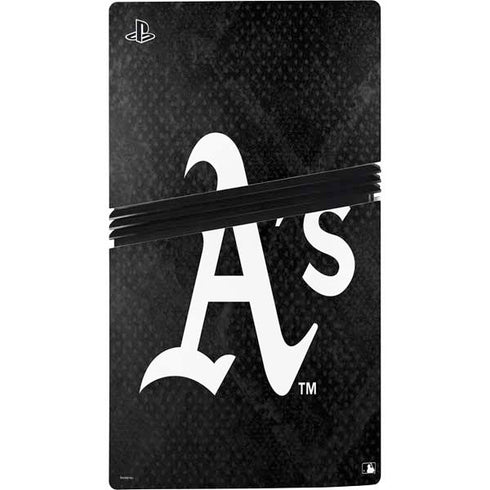MLB Oakland Athletics Dark Wash PS5 Pro Console Skin