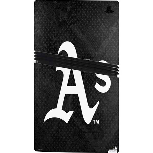 MLB Oakland Athletics Dark Wash PS5 Pro Console Skin