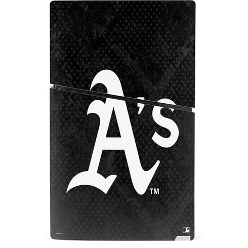 MLB Oakland Athletics Dark Wash PS5 Slim Digital Edition Console Skin