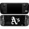 MLB Oakland Athletics Dark Wash Steam Deck Handheld Gaming Computer OLED Skin