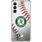 MLB Oakland Athletics Game Ball Galaxy A16 5G Clear Case