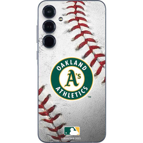 MLB Oakland Athletics Game Ball Galaxy A35 5G Skin