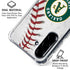 MLB Oakland Athletics Game Ball Galaxy A36 5G Clear Case