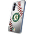 MLB Oakland Athletics Game Ball Galaxy A55 5G Clear Case