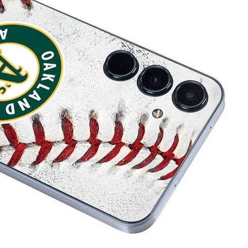 MLB Oakland Athletics Game Ball Galaxy A55 5G Skin