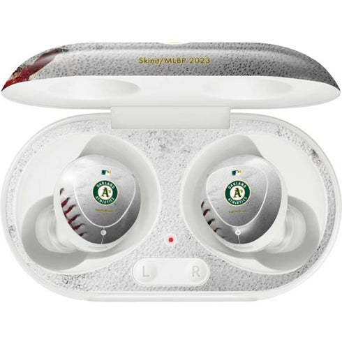 MLB Oakland Athletics Game Ball Galaxy Buds Plus Skin