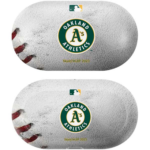 MLB Oakland Athletics Game Ball Galaxy Buds Plus Skin