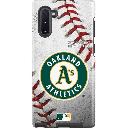 MLB Oakland Athletics Game Ball Galaxy Cases