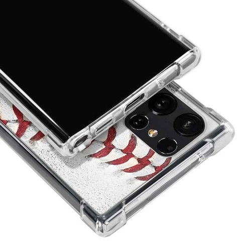 MLB Oakland Athletics Game Ball Galaxy S23 Ultra Clear Case