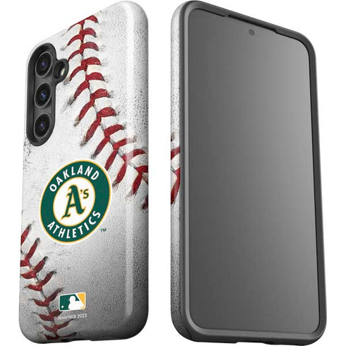 MLB Oakland Athletics Game Ball Galaxy S25 Plus Impact Case