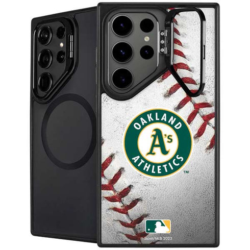 MLB Oakland Athletics Game Ball Galaxy S25 Ultra Kickstand Case