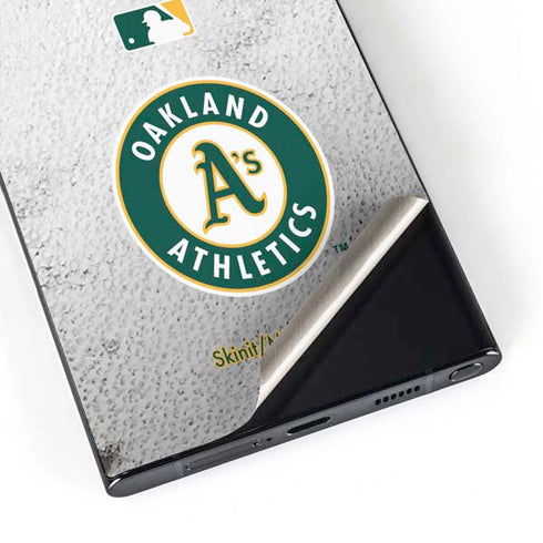 MLB Oakland Athletics Game Ball Galaxy S25 Ultra Skin