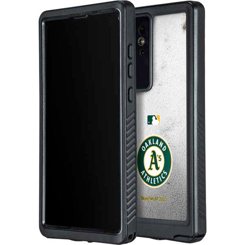 MLB Oakland Athletics Game Ball Galaxy S24 Ultra Waterproof Case