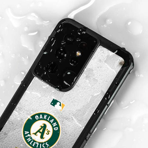 MLB Oakland Athletics Game Ball Galaxy S24 Ultra Waterproof Case