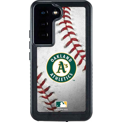 MLB Oakland Athletics Game Ball Galaxy S24 Waterproof Case