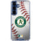 MLB Oakland Athletics Game Ball Galaxy S25 Plus Clear Case