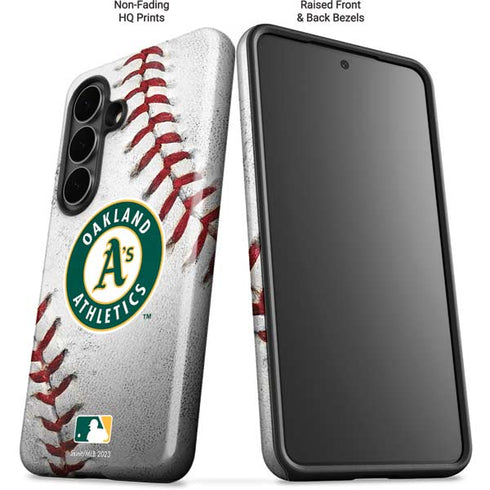 MLB Oakland Athletics Game Ball Galaxy S26 Impact Case