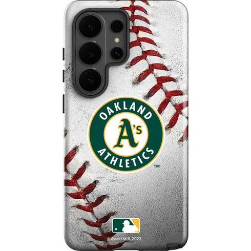 MLB Oakland Athletics Game Ball Galaxy S26 Ultra Impact Case