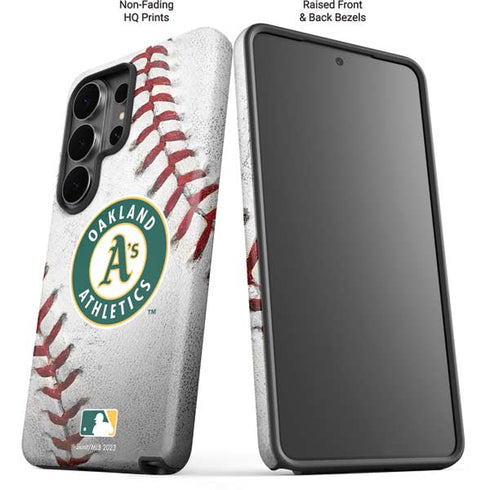 MLB Oakland Athletics Game Ball Galaxy S26 Ultra Impact Case