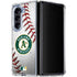 MLB Oakland Athletics Game Ball Galaxy Z Fold5 5G Clear Case