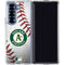 MLB Oakland Athletics Game Ball Galaxy Z Fold6 Clear Case
