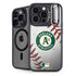 MLB Oakland Athletics Game Ball iPhone 13 Pro Max Kickstand Case