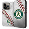 MLB Oakland Athletics Game Ball iPhone 14 Pro Folio Case