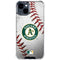 MLB Oakland Athletics Game Ball iPhone 15 Clear Case