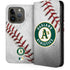 MLB Oakland Athletics Game Ball iPhone 15 Pro Folio Case