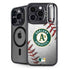 MLB Oakland Athletics Game Ball iPhone 15 Pro Max Kickstand Case