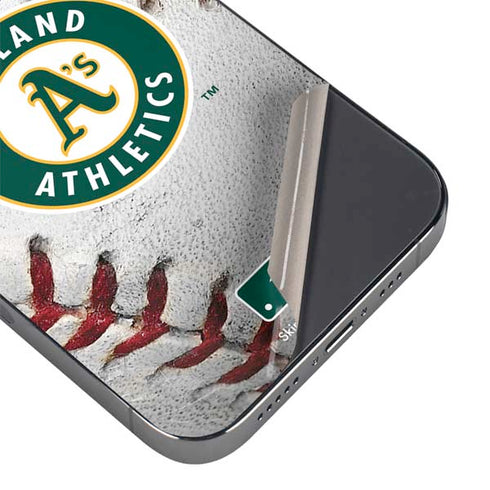 MLB Oakland Athletics Game Ball iPhone 15 Pro Max Skin