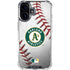 MLB Oakland Athletics Game Ball iPhone 16 Clear Case