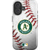 MLB Oakland Athletics Game Ball iPhone 16 Plus Impact Case