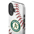 MLB Oakland Athletics Game Ball iPhone 16 Plus Impact Case