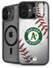 MLB Oakland Athletics Game Ball iPhone 16 Plus Kickstand Case