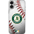 MLB Oakland Athletics Game Ball iPhone 16 Plus Skin
