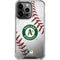 MLB Oakland Athletics Game Ball iPhone 16 Pro Max Clear Case