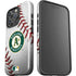 MLB Oakland Athletics Game Ball iPhone 16 Pro Max Impact Case