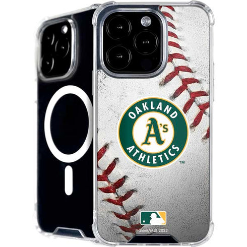 MLB Oakland Athletics Game Ball iPhone 16 Pro Max MagSafe Case